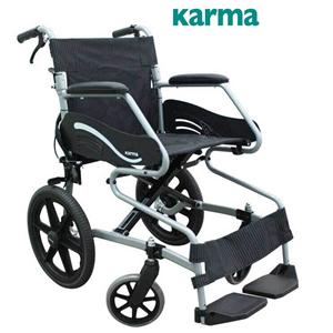 康扬Karma轮椅SM-150 F16/康扬/康杨轮椅/康扬轮椅折叠轻便航钛级铝合金轮椅车老人残疾人